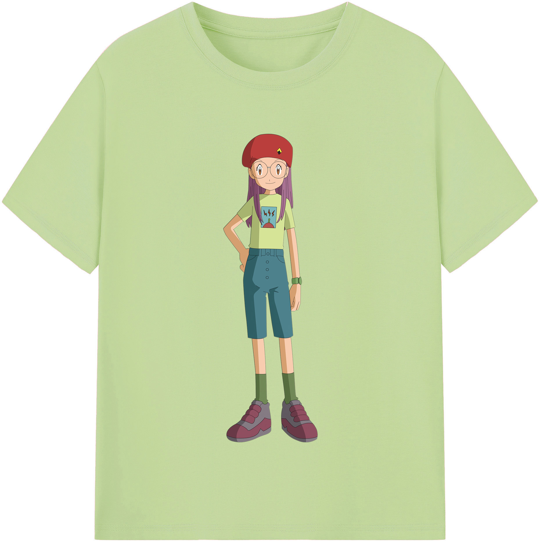（画像用） Digimon デジタルモンスター/デジモン 綿100％半袖Tシャツ（フロントプリント）